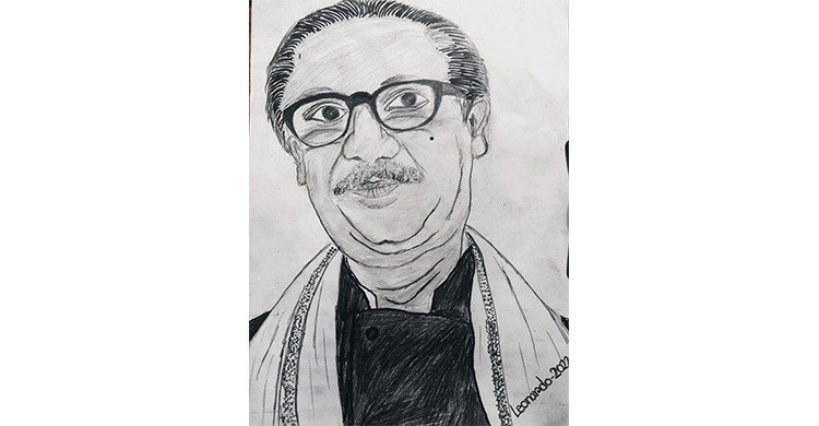 'রঙ তুলিতে বঙ্গবন্ধু' চিত্র-২৩