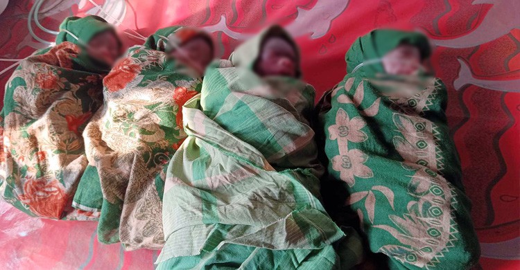 একসঙ্গে ৪ সন্তানের জন্ম দিলেন নারী