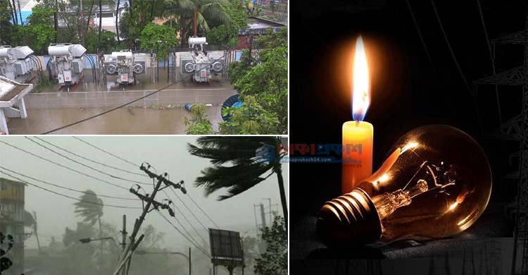 ঘূর্ণিঝড় রেমালের তাণ্ডব: বিদ্যুৎহীন উপকূলের দেড় ১ কোটি পরিবার