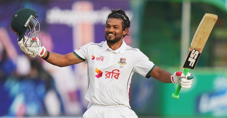 প্রথম বাংলাদেশি অধিনায়ক হিসেবে একই টেস্টে শান্তর জোড়া সেঞ্চুরি