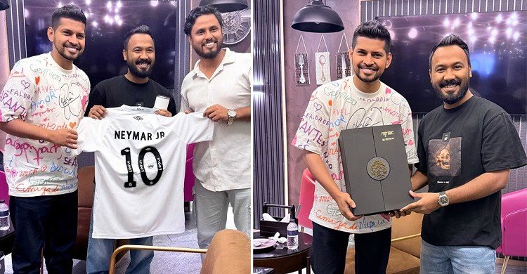 নেইমারের ‘বিশেষ উপহার’ পেলেন ব্রাজিল-ভক্ত অভিনেতা পলাশ