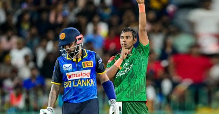 তানভীর ঝড়ে বিধ্বস্ত লঙ্কানরা, সিরিজে সমতায় ফিরলো বাংলাদেশ