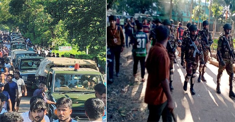 চট্টগ্রাম বিশ্ববিদ্যালয় এলাকায় যৌথবাহিনীর অভিযান শুরু