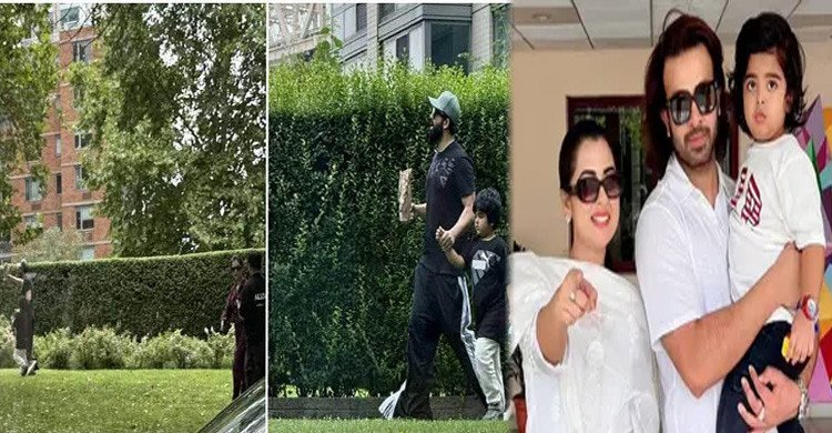 নিউ ইয়র্কে বুবলী ও ছেলেকে নিয়ে ঘুরে বেড়াচ্ছেন শাকিব