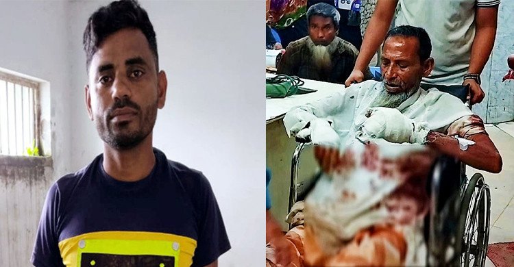 বৃদ্ধ বাবার রগ কেটে দেওয়া সেই ছেলে গ্রেফতার 