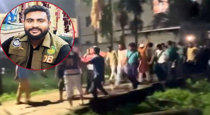ডিবির সাবেক এসআই মাহবুবকে গণপিটুনি দিয়ে পুলিশে সোপর্দ (ভিডিও)