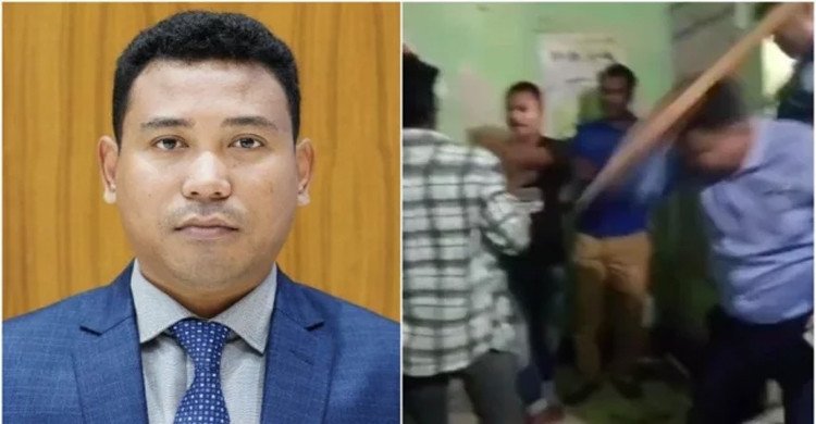 তরুণকে পেটালেন ইউএনও, ভিডিও ভাইরাল