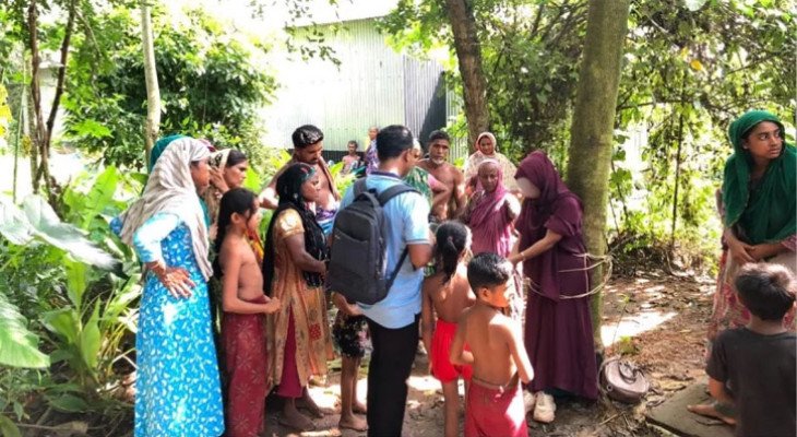 স্ত্রী দাবি করায় তরুণীকে গাছের সঙ্গে বেঁধে নির্যাতন