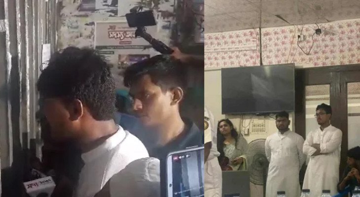 সাদিক ভোট গণনা কেন্দ্রের ভেতরে থাকলেও ঢুকতে দেওয়া হয়নি আবিদকে