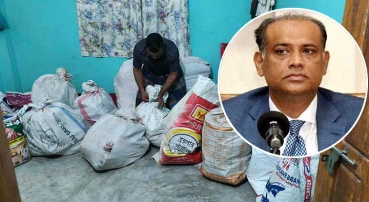 সাবেক ভূমিমন্ত্রীর বিদেশে সম্পদ অর্জনের ২৩ বস্তা আলামত জব্দ