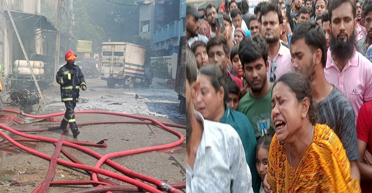 মিরপুরের অগ্নিকাণ্ডে এখনো ১৩ জন নিখোঁজ, স্বজনদের আহাজারি