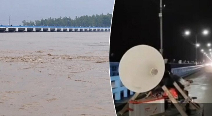 বিপৎসীমা উপরে ৩০ সেন্টিমিটার ছাড়াল তিস্তার পানি, নিরাপদ স্থানে যেতে মাইকিং