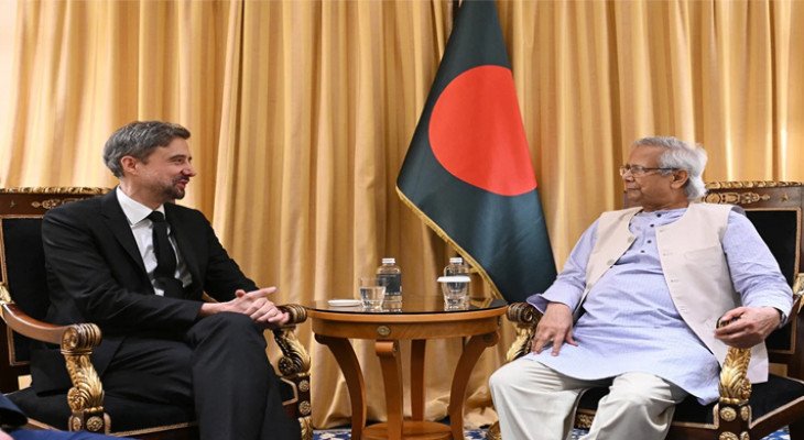 আইএফএডি প্রেসিডেন্টের সঙ্গে রোমে প্রধান উপদেষ্টার সাক্ষাৎ