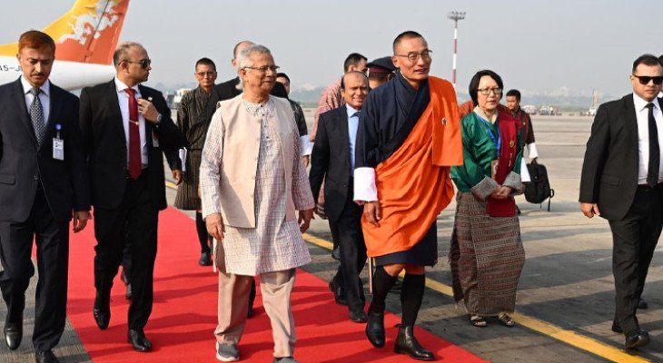 তিন দিনের রাষ্ট্রীয় সফরে ঢাকায় এলেন ভুটানের প্রধানমন্ত্রী