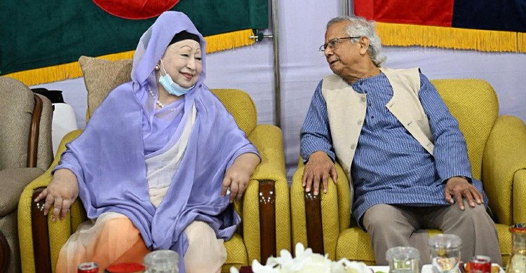 সেনাকুঞ্জে খালেদা জিয়া, প্রধান উপদেষ্টার সঙ্গে একান্ত আলাপ