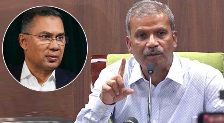 তারেক রহমানের ফিরতে বাধা থাকলে সর্বোচ্চ সহযোগিতা করা হবে: আইন উপদেষ্টা