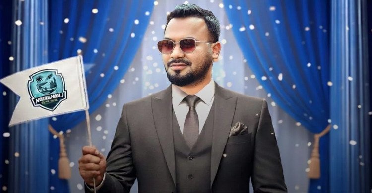 বিপিএলে নোয়াখালী এক্সপ্রেসের ব্র্যান্ড অ্যাম্বাসেডর অভিনেতা জিয়াউল হক পলাশ