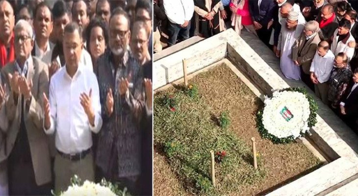 শহীদ ওসমান হাদির কবর জিয়ারত করলেন তারেক রহমান (ভিডিও)