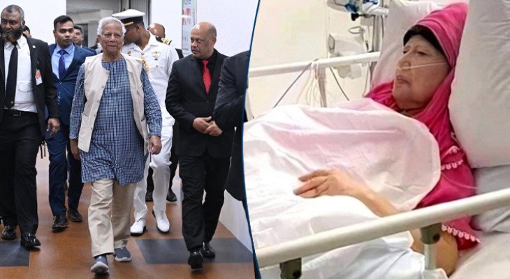 খালেদা জিয়াকে দেখতে এভারকেয়ারে প্রধান উপদেষ্টা