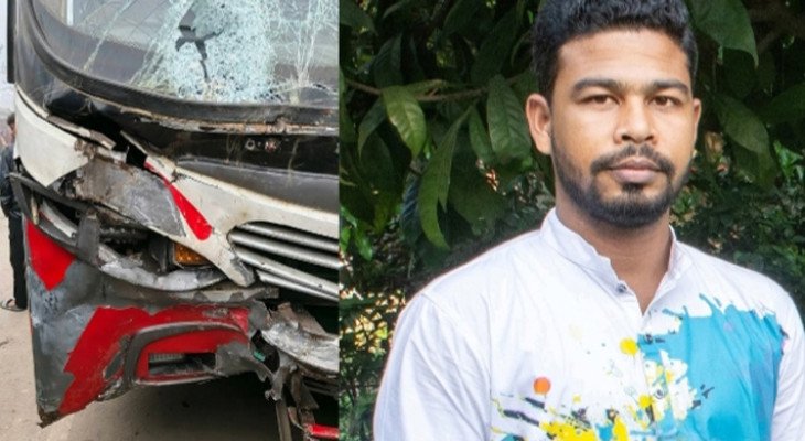 কুড়িগ্রামে বাস-মোটরসাইকেল মুখোমুখি সংঘর্ষে যুবক নিহত