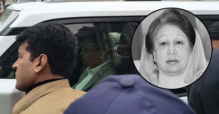 মায়ের মরদেহ দেখে হাসপাতাল ছাড়লেন বিষন্ন তারেক রহমান