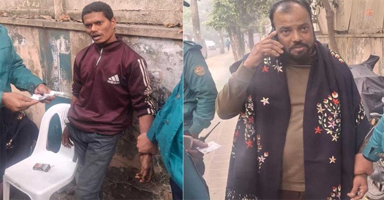 তারেক রহমানের বাসভবনের সামনে থেকে ২ সন্দেহভাজন আটক