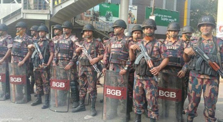 নির্বাচনী প্রচারকে কেন্দ্র করে মিরপুরে বিজিবি মোতায়েন