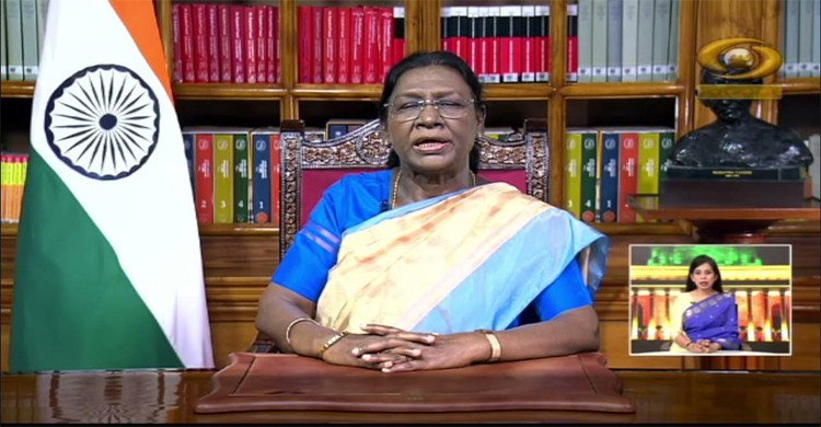 সংঘাতপূর্ণ বিশ্বে শান্তির বার্তা ছড়িয়ে দিচ্ছে ভারত: দ্রৌপদী মুর্মু