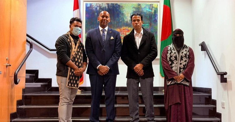 আইসিজেতে সাক্ষ্য দিতে যাওয়া ৩ রোহিঙ্গার সঙ্গে কানাডার হাইকমিশনারের সাক্ষাৎ