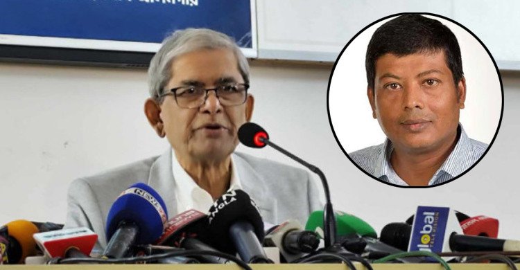 অন্তর্বর্তী সরকারকে বেকায়দায় ফেলতে মুছাব্বির হত্যা: মির্জা ফখরুল