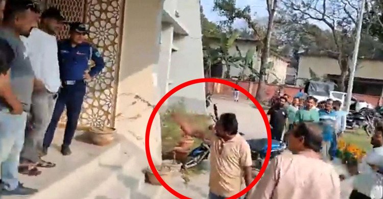 ওসির সামনেই যুবদল নেতার বিরুদ্ধে ৫ লাখ টাকা চাঁদা দাবির অভিযোগ