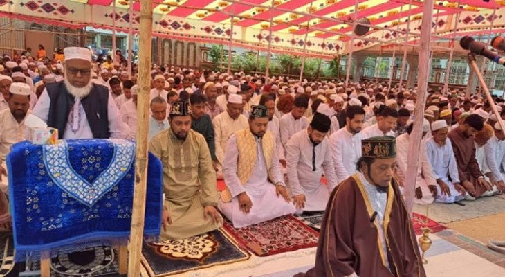 সৌদির সাথে মিল রেখে শরীয়তপুরের ৩০টি গ্রামে ঈদ উদযাপন