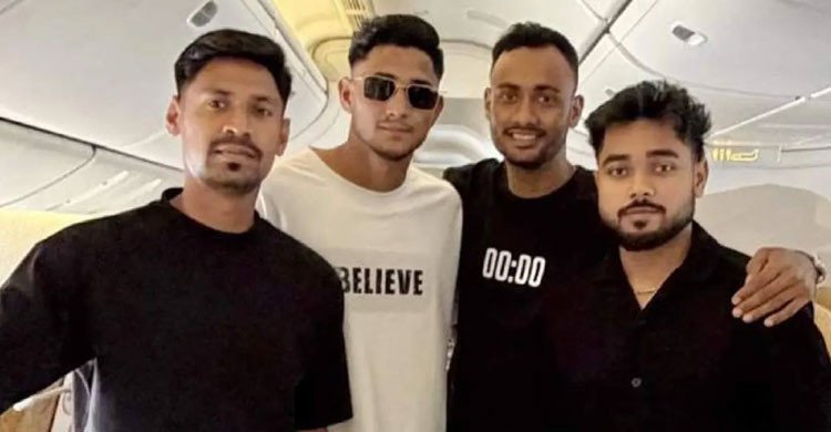 পিএসএলে খেলতে পাকিস্তান গেলেন মোস্তাফিজ-শরিফুলরা 