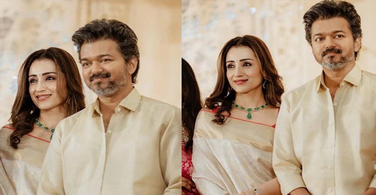 বিচ্ছেদের গুঞ্জনের মাঝেই তৃষার সঙ্গে প্রকাশ্যে বিজয়