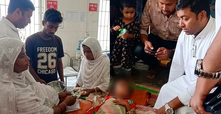 নওগাঁয় ধর্ষণের শিকার শিশুর চিকিৎসার দায়িত্ব নিলেন যুবদল নেতা