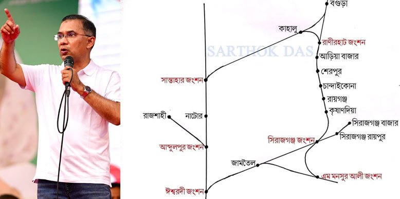 বগুড়া-সিরাজগঞ্জ রেলপথের কাজ শিগগিরই শুরু হবে: প্রধানমন্ত্রী 