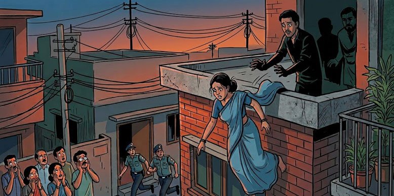 ‘১১ লাখ দেওয়ার পরও রক্ষা হয়নি’ যৌতুকের দাবিতে ছাদ থেকে ফেলে গৃহবধূকে হত্যা  