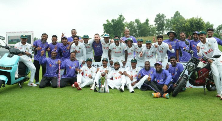 টেস্ট র‍্যাংকিংয়ে ইতিহাস গড়ে প্রথমবারের মতো সাত নম্বরে বাংলাদেশ