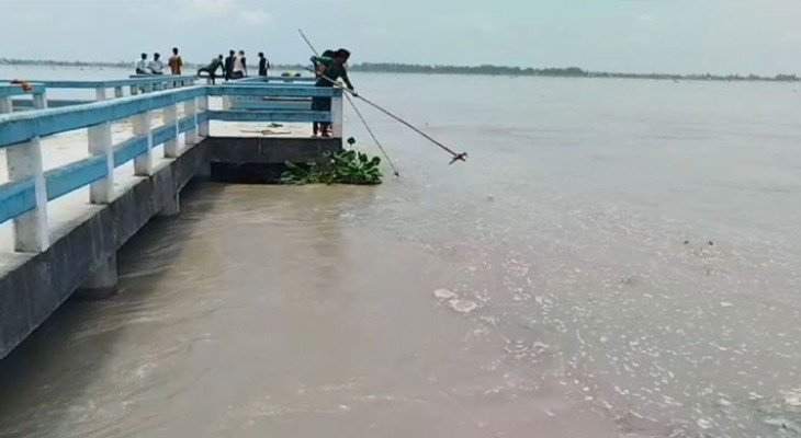 তিস্তার পানি বৃদ্ধি, লালমনিরহাটে শতাধিক পরিবার পানিবন্দি  