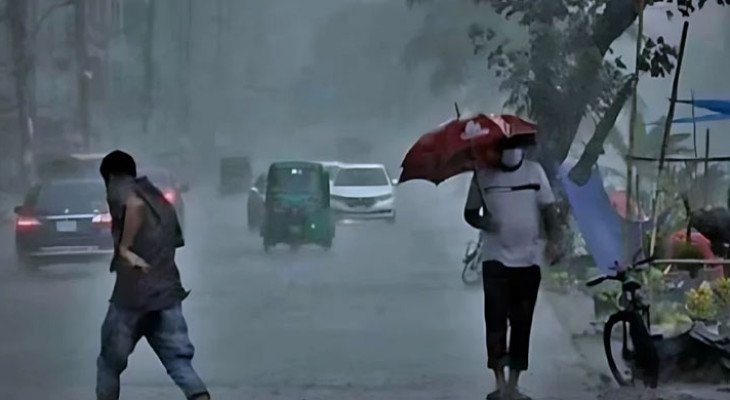 ঢাকাসহ দেশের ১৬ জেলায় দুপুরের মধ্যে ঝড়বৃষ্টির আভাস  