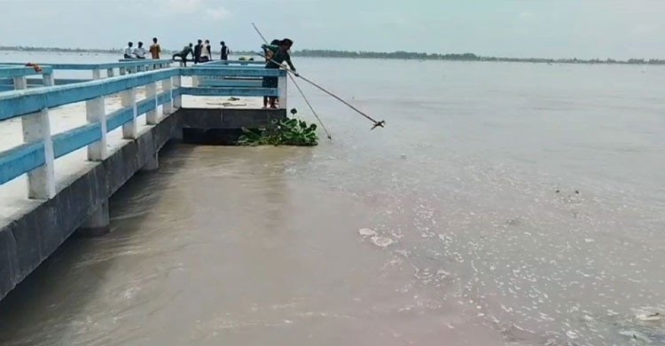 তিস্তার পানি বৃদ্ধি, লালমনিরহাটে শতাধিক পরিবার পানিবন্দি  