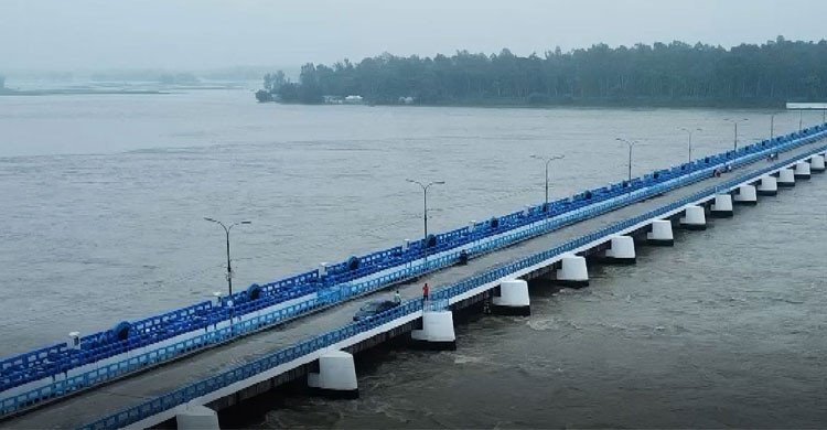 বিপৎসীমার ১১ সেন্টিমিটার নিচে তিস্তার পানি 