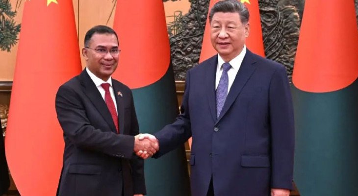 শি জিনপিংয়ের সঙ্গে তারেক রহমানের শুভেচ্ছা বিনিময় 