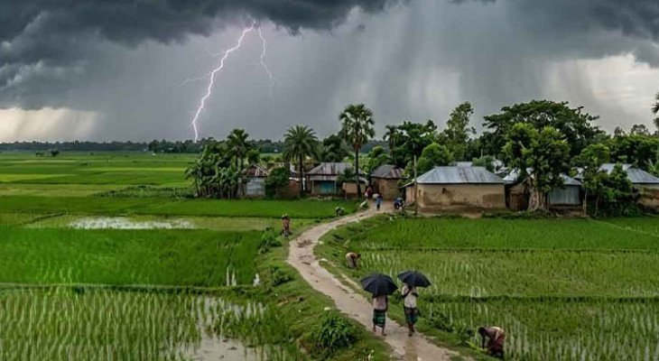 আবহাওয়া নিয়ে দুঃসংবাদ, যেসব জেলায় বজ্রবৃষ্টির আভাস 