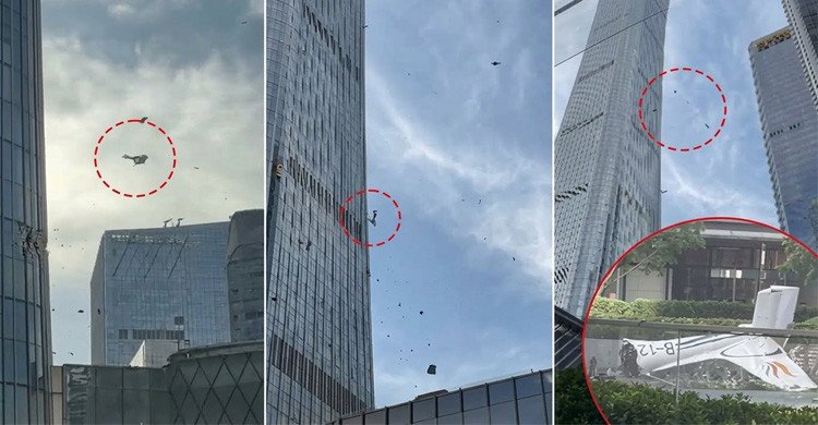 চীনের রাজধানী বেইজিংয়ে ১০৯ তলা ভবনে বিমান বিধ্বস্ত, আতঙ্কে স্থানীয়রা