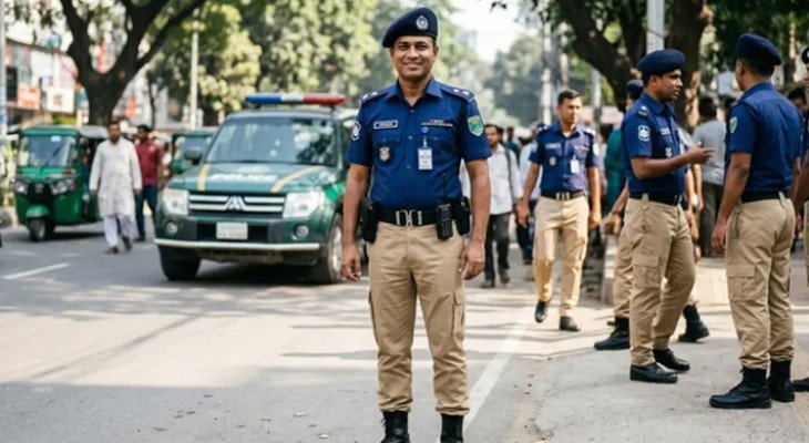 পুলিশের ইউনিফর্মে আবারও পরিবর্তন: শার্ট হবে গাঢ় নীল, প্যান্ট খাকি