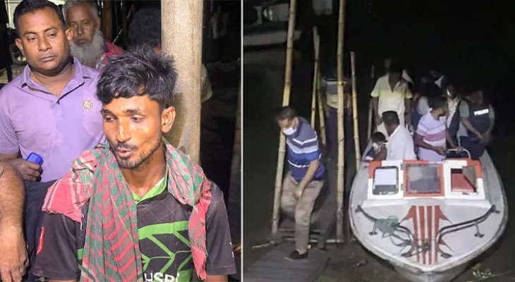 ফরিদপুরে পদ্মা নদীতে স্পিডবোট আটকে ডাকাতি, ব্যবসায়ীকে কুপিয়ে জখম