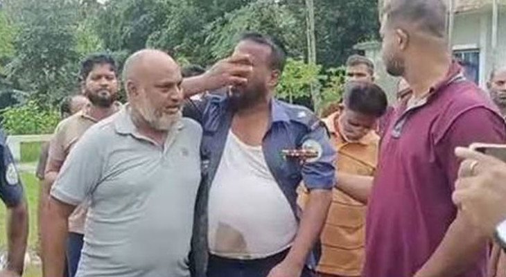 বরিশালে আসামির মৃত্যুর গুজব ছড়িয়ে থানায় হামলা ও লুটপাট, গ্রেপ্তার ১৮ 