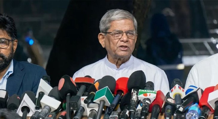 স্থানীয় সরকার নির্বাচন কোনো দলীয় প্রতীকে হবে না: মির্জা ফখরুল  