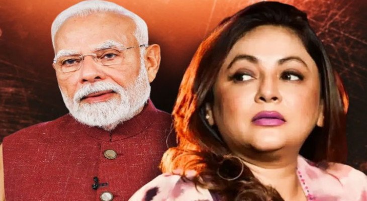 মোদির ‘কুরুচিকর’ পোস্টার বিতর্কে শ্রীলেখার বিরুদ্ধে অভিযোগ, গ্রেফতারের দাবি বিজেপির